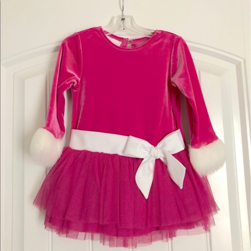 Bonnie Jean Toddler Girls Dress Christmas 12M NEW